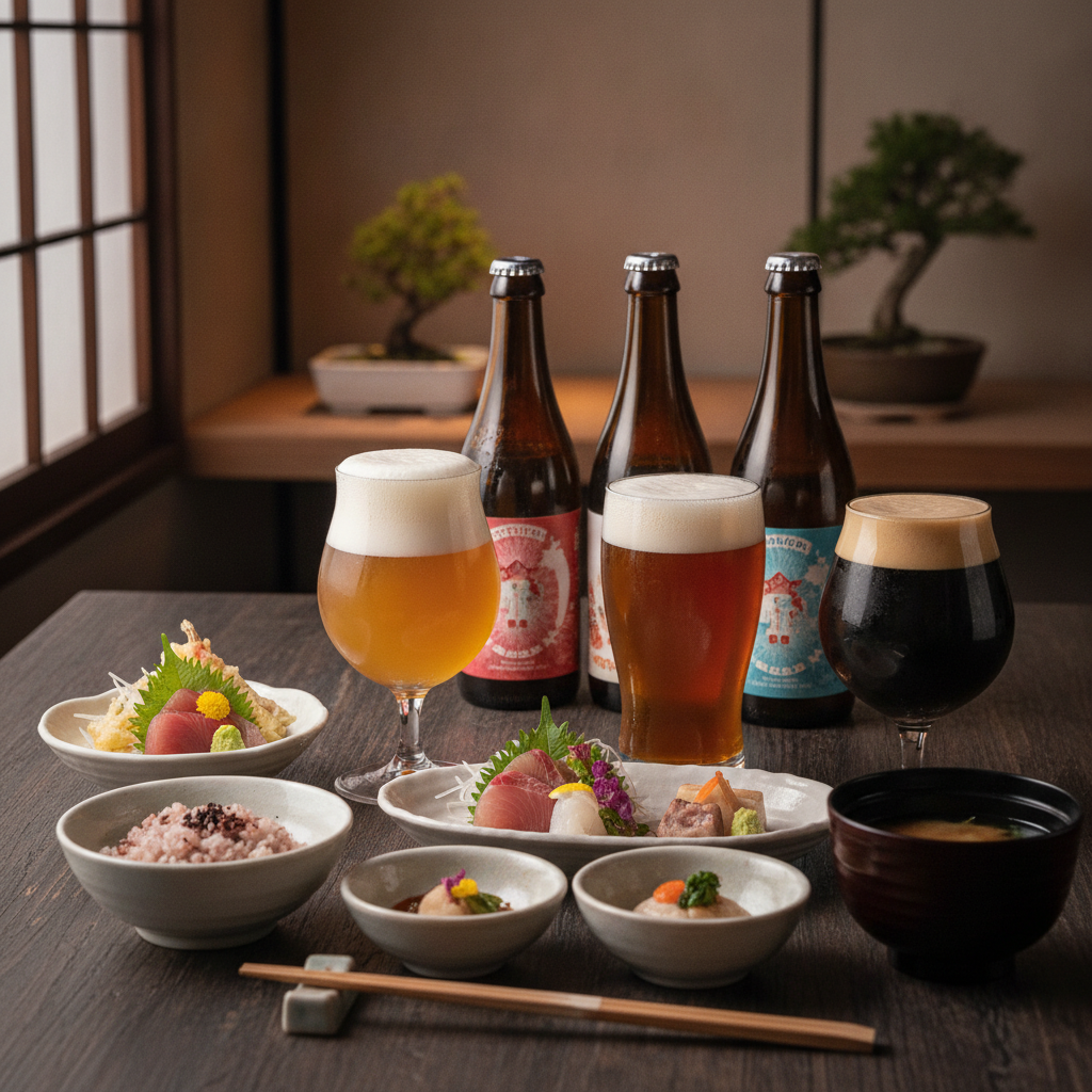 八王子 クラフトビール：懐石料理と愉しむ多摩の逸品